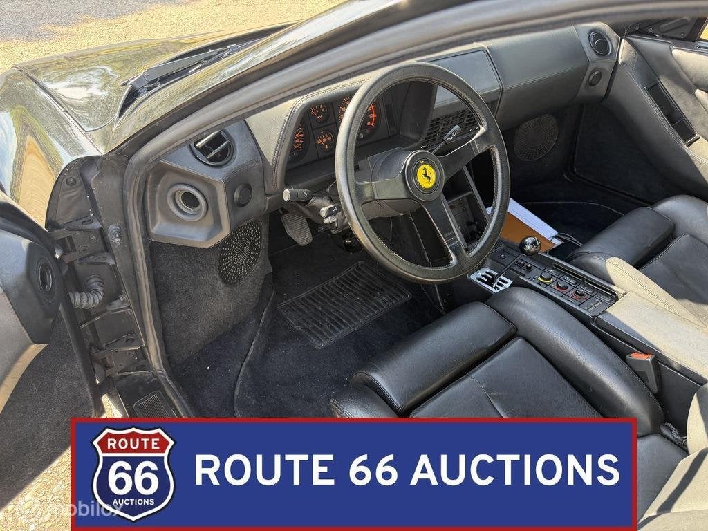 Ferrari Testarossa | 1987 | Route 66 Auctions, Achat, Entreprise, Boîte manuelle, Autre carrosserie
