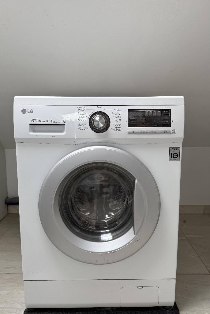 LG was en droogmachine combi, 6 tot 8 kg, Ophalen, Gebruikt