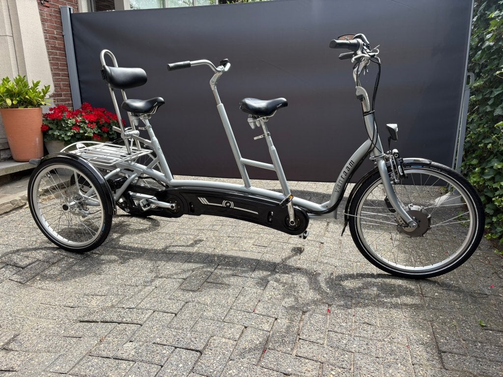 Tricycle tandem Twinny 3 Plus Raam à double batterie, 47 à 51 cm, Moins de 10 vitesses, Twinny 3 plus van raam, Enlèvement