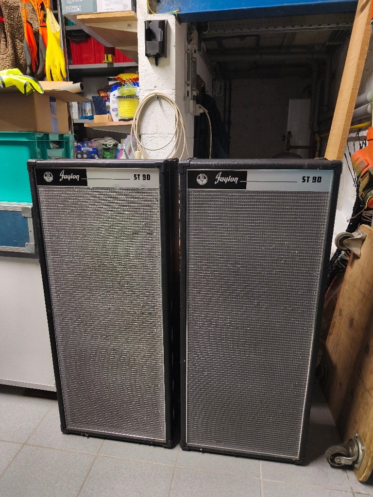 paire enceintes ST90 Faylon, Autres marques, 60 à 120 watts, Enlèvement, Utilisé