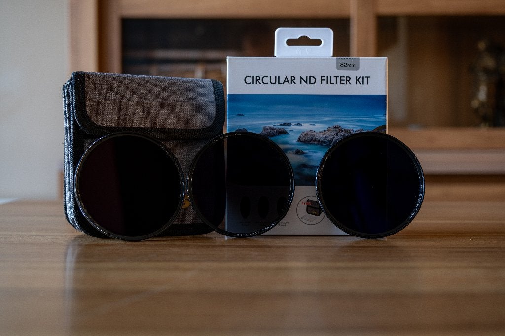 NiSi Cirkelfilter ND-set 82 mm, Audio, Tv en Foto, Foto | Filters, Gebruikt, ND-filter, 80 mm of meer, Inclusief opbergcase