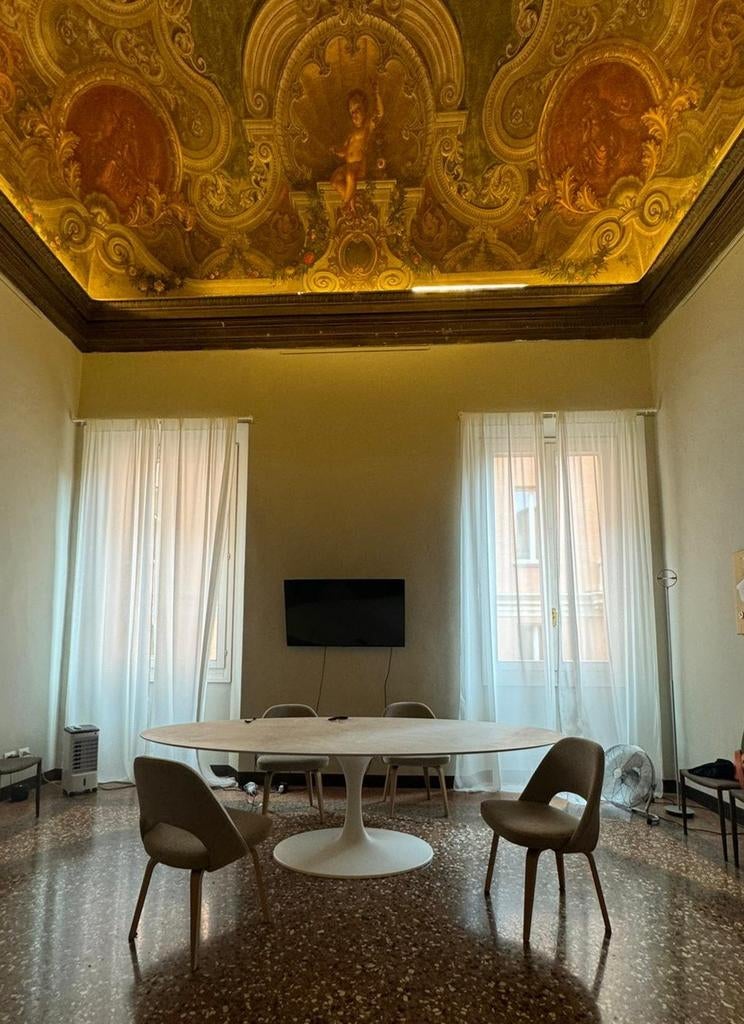 320 x 160 tulipe tafels oa laminate wit of zwart Saarinen, Ophalen of Verzenden