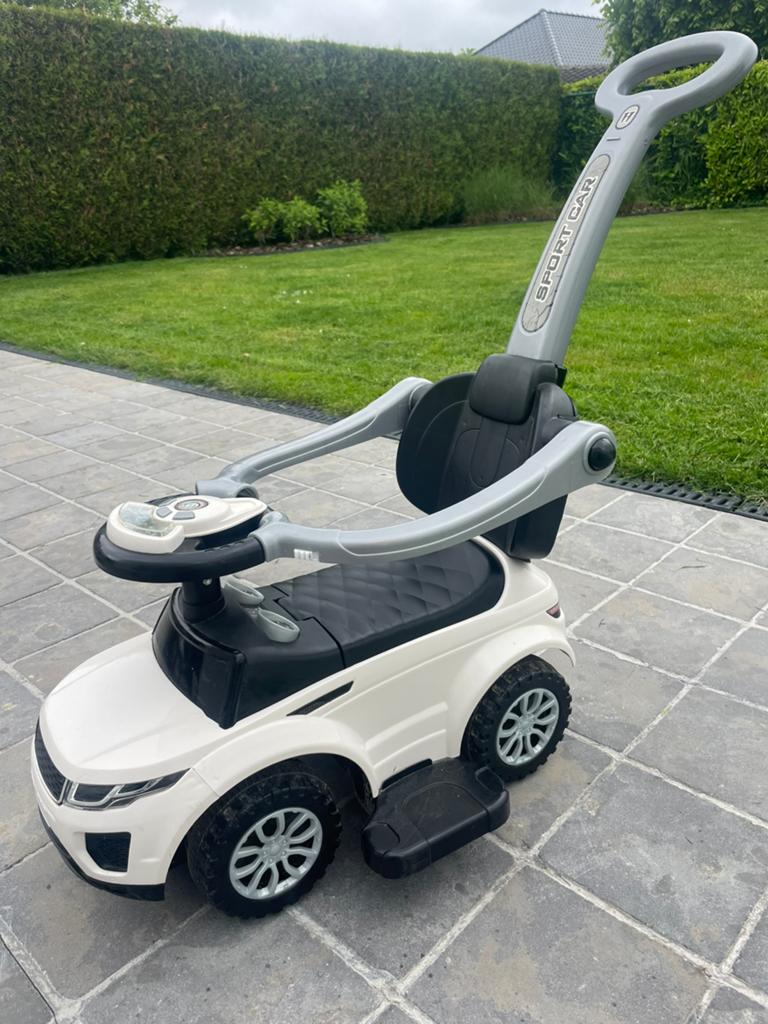 loopauto met duwstang, Ophalen, Gebruikt