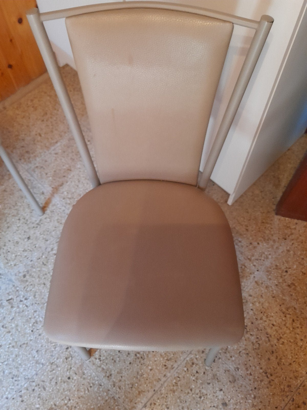 4 chaises beiges, Maison & Meubles, Enlèvement, Autres couleurs