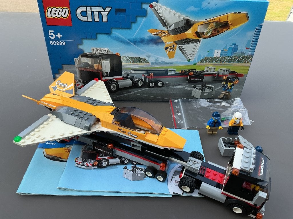Lego City 60289 Jet Transport Vehicle, Pièces supplémentaires incluses, City, Enlèvement ou Envoi, Lego