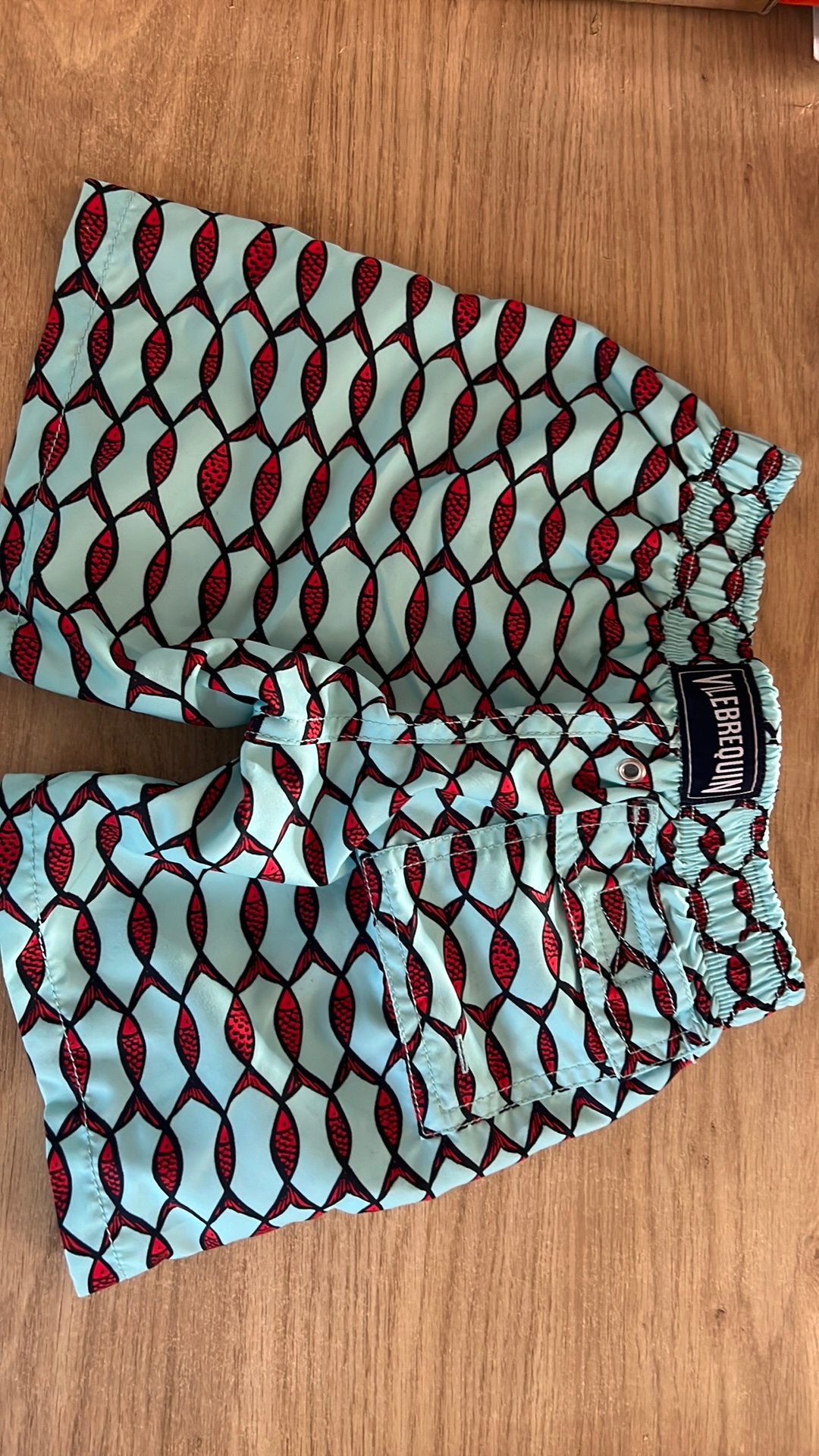 Vilebrequin rode vissen NOOIT gedragen - 6 jaar, Kleding | Heren, Badmode en Zwemkleding, Ophalen of Verzenden