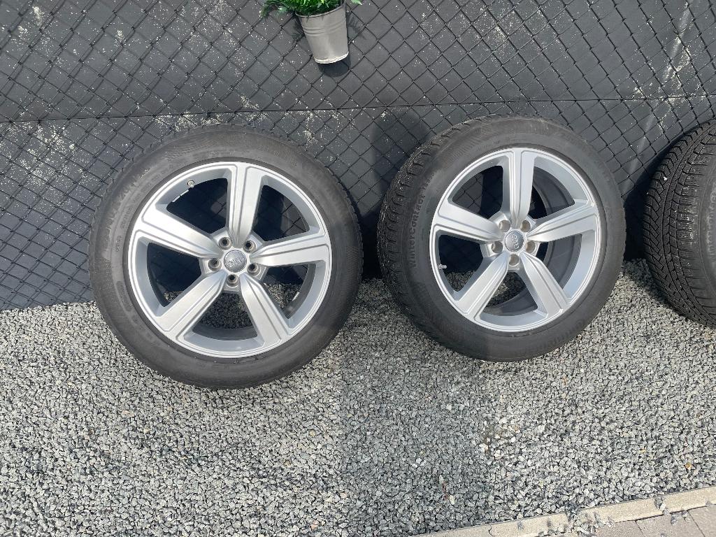 Audi 20 inch velgen + winterbanden, Auto-onderdelen, Banden en Velgen, Velg(en), Winterbanden, 20 inch, 255 mm, Personenwagen