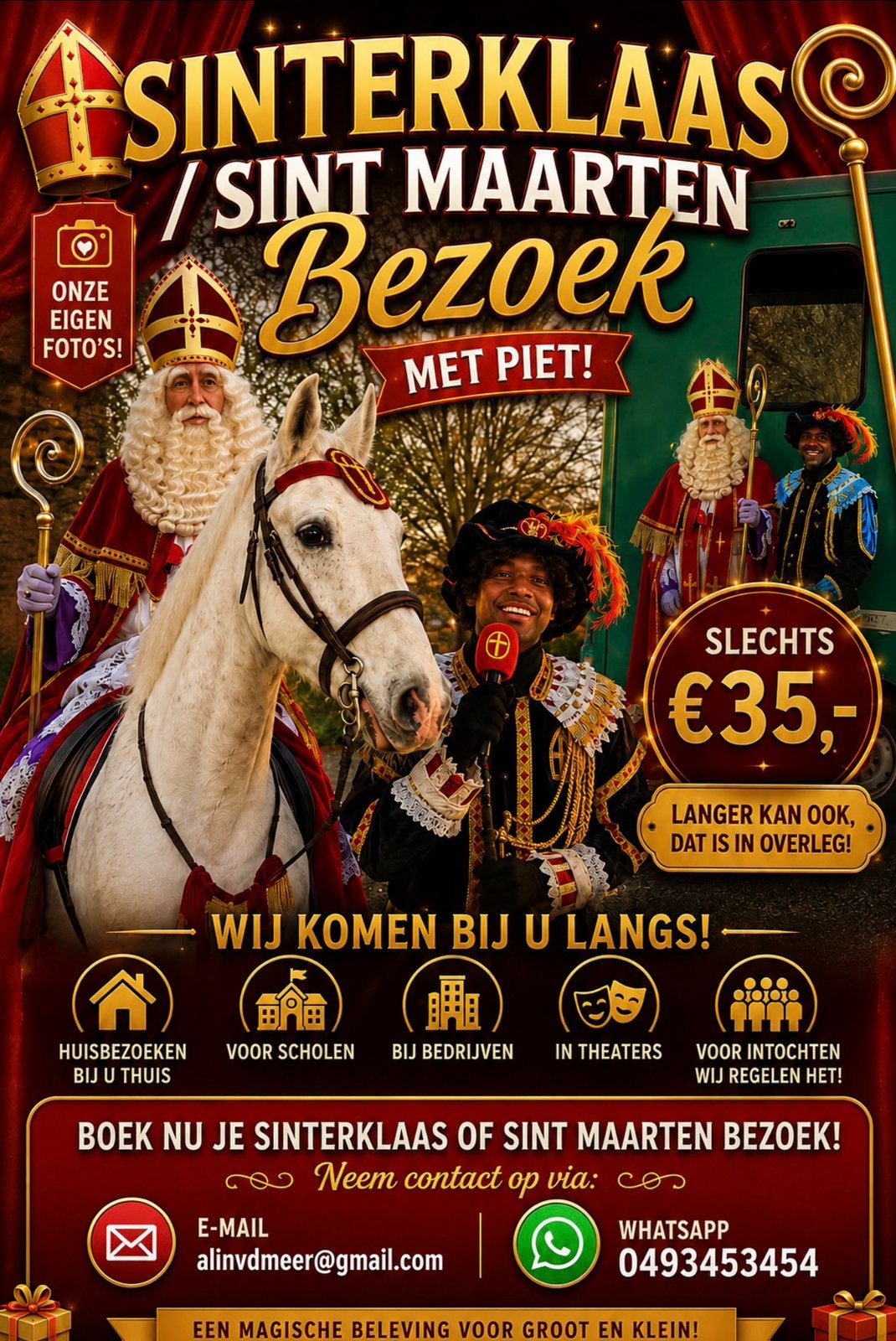SINTERKLAAS & SINT MAARTEN KOMEN BIJ U LANGS!, Diversen, Ophalen