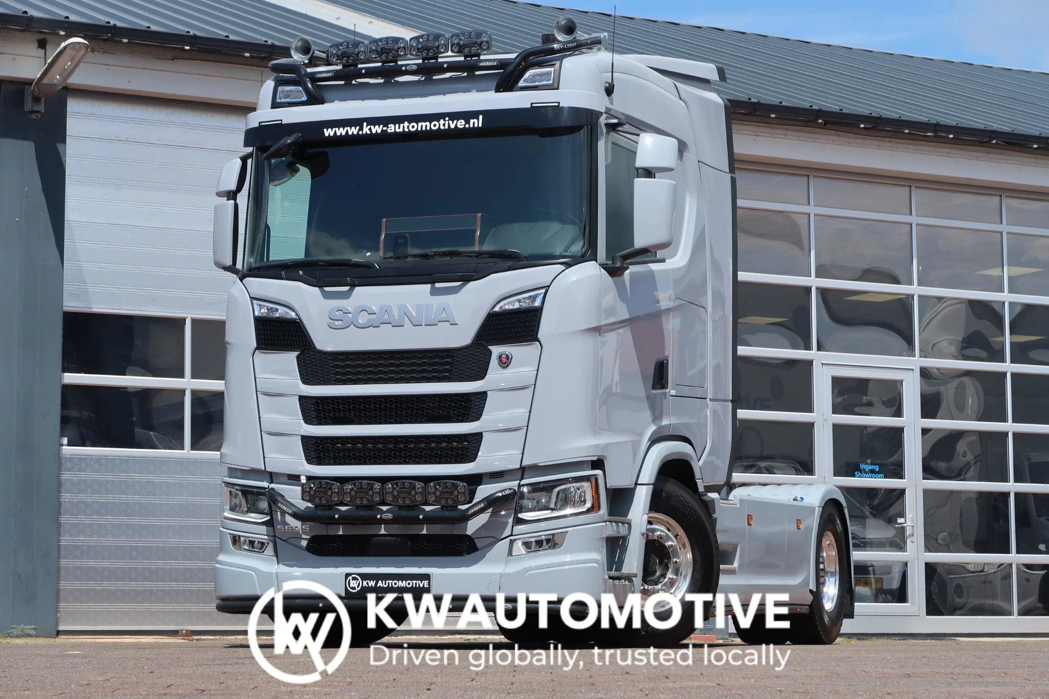 Scania S560 4X2/ RETARDER/ FULL AIR/ HYDRAULICS/ ALCOA/ LEDE, Auto's, Vrachtwagens, Automaat, Lederen bekleding, Achterwielaandrijving