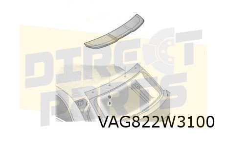 Audi A1 (11/18-) (GBA) achterklepspoiler (S-line) (GRU te sp, Neuf, Arrière, -, -