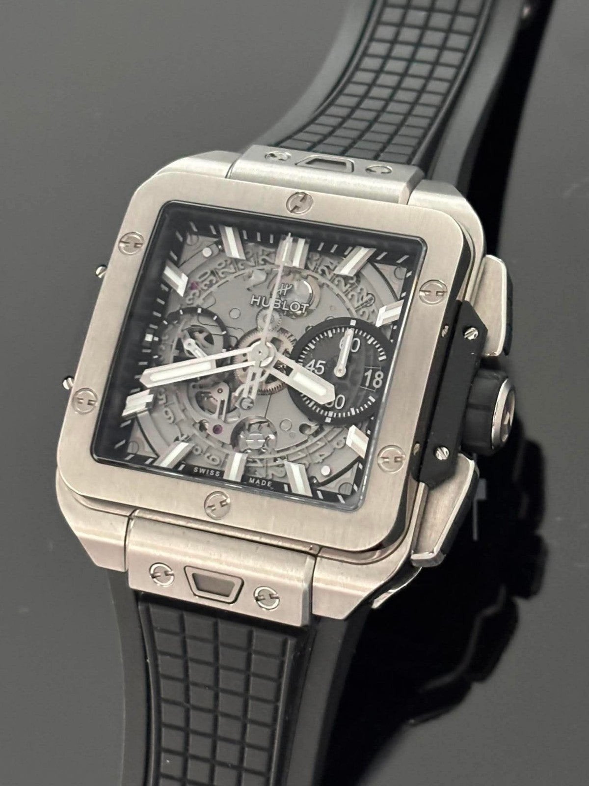 Hublot Square Bang 42mm, Ophalen of Verzenden