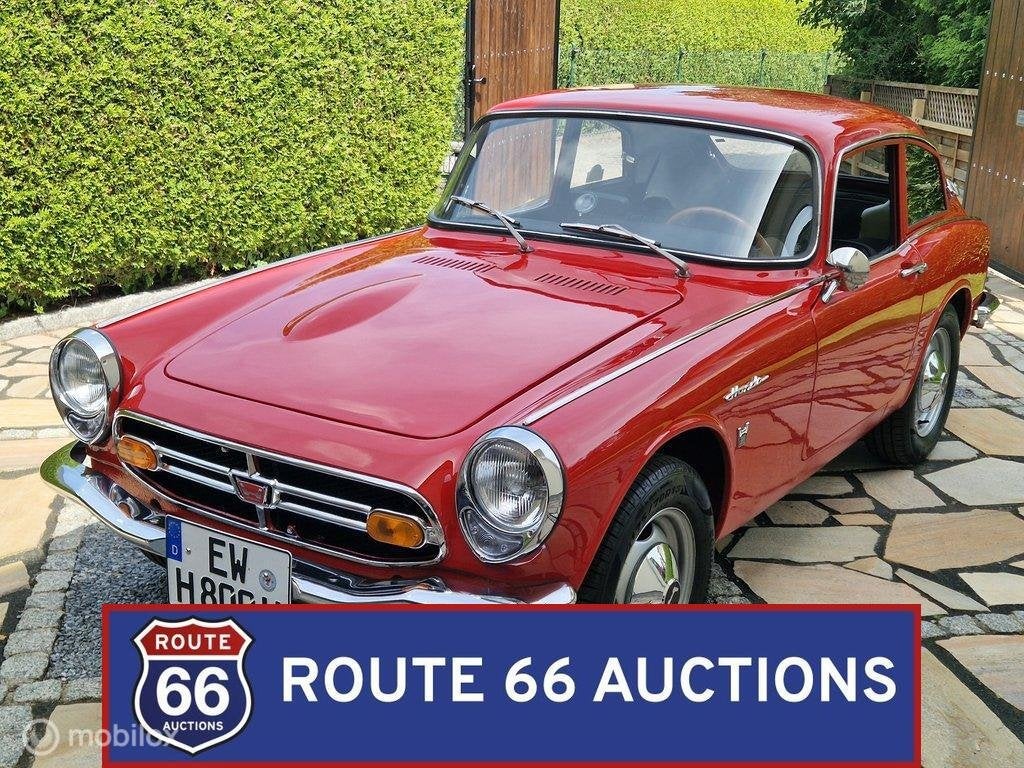 Honda S 800 | 1967 | Route 66 Auctions, Honda, Zwart, Bedrijf, Handgeschakeld