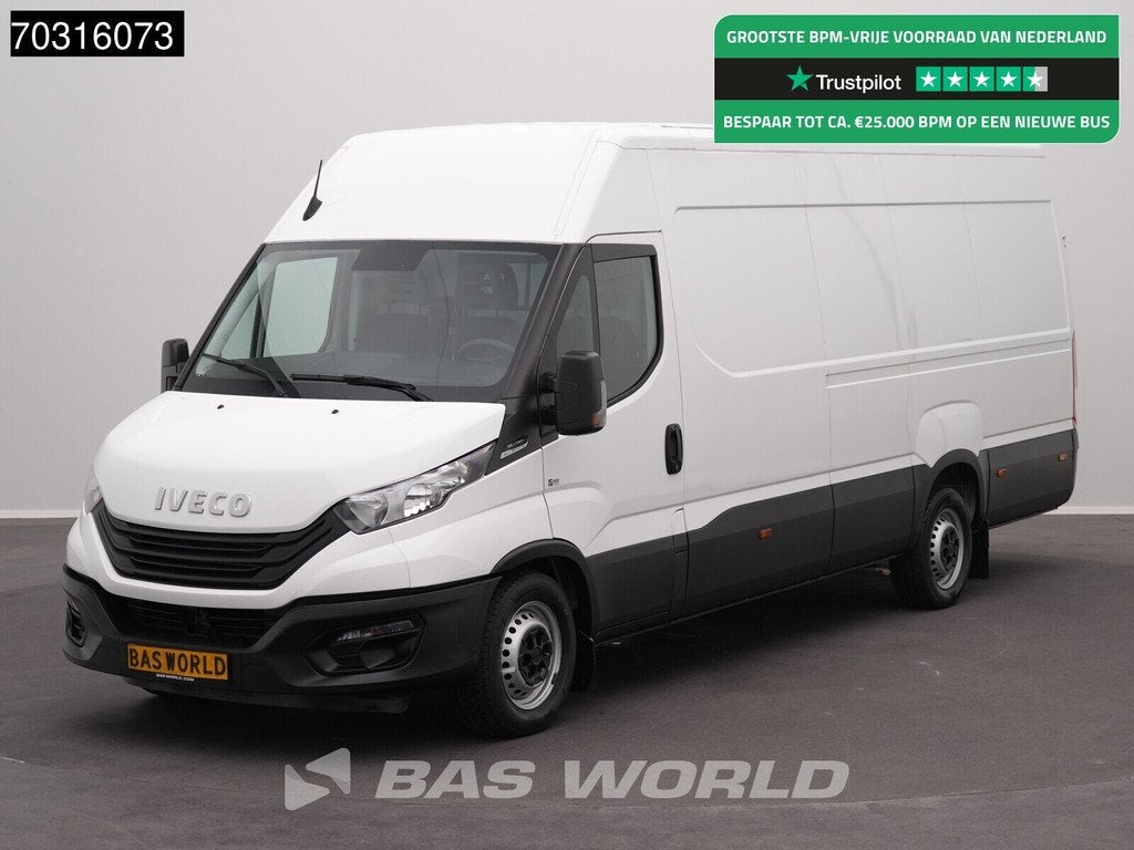 Iveco Daily 35S16 Automaat L3H2 160PK Airco Camera Parkeerse, Automaat, Stof, Gebruikt, Euro 6
