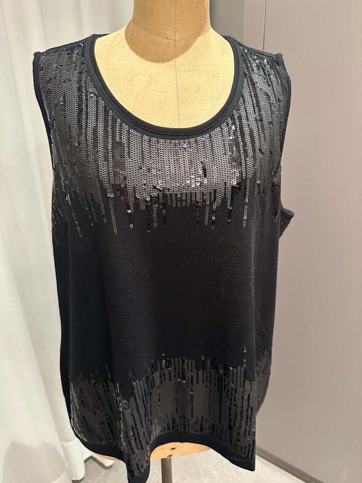 Nieuwe zwarte top van GERRY WEBER, maat 48, Kleding | Dames, Zwart, Maat 46/48 (XL) of groter, Nieuw, Ophalen of Verzenden