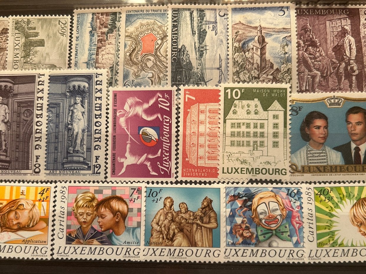 LUXEMBOURG : très bel ensemble de timbres neufs, Envoi