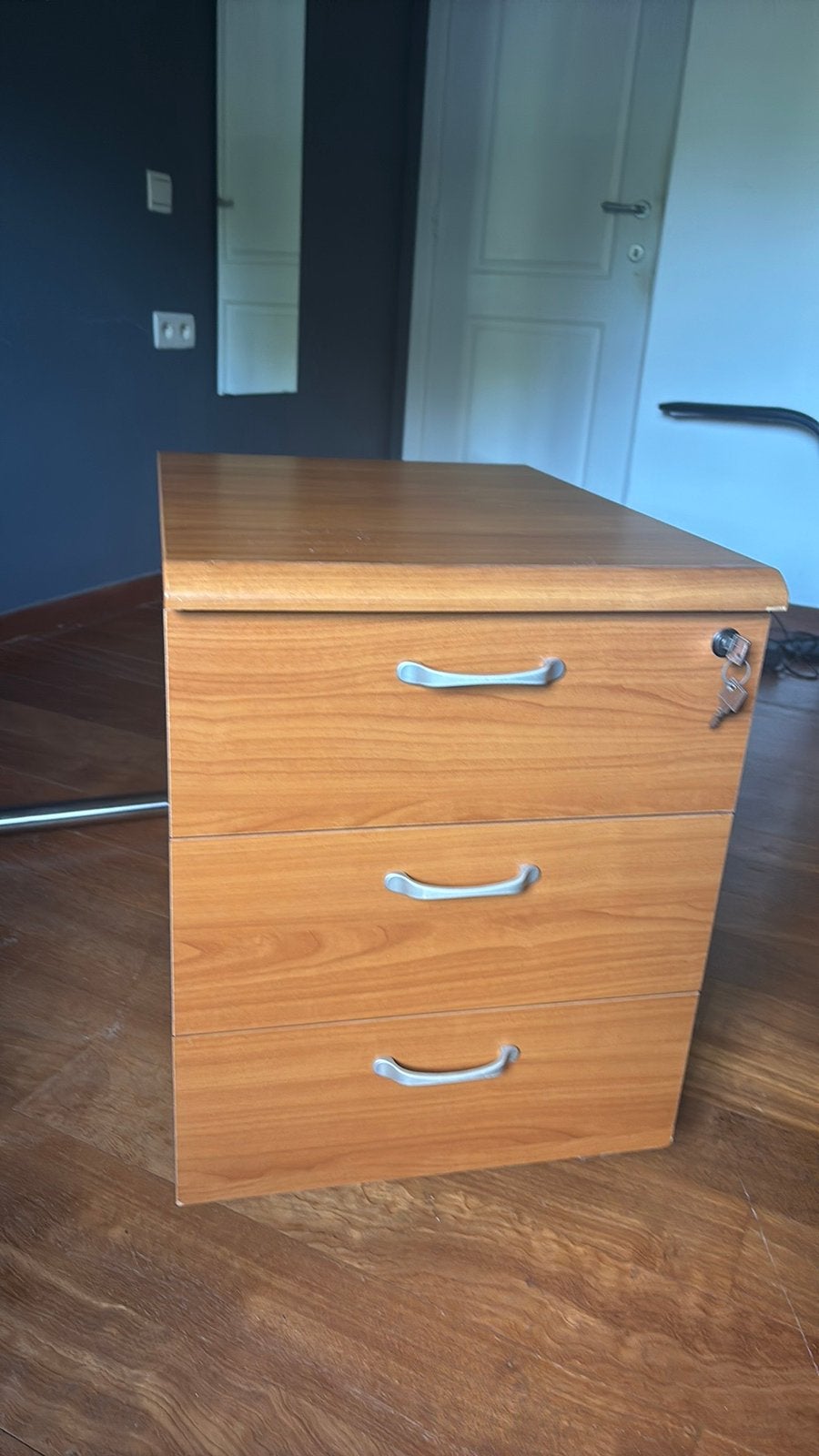 Bloc tieoirs pour bureau, Maison & Meubles, Classique, Utilisé, Bureau-armoire combiné, Bois