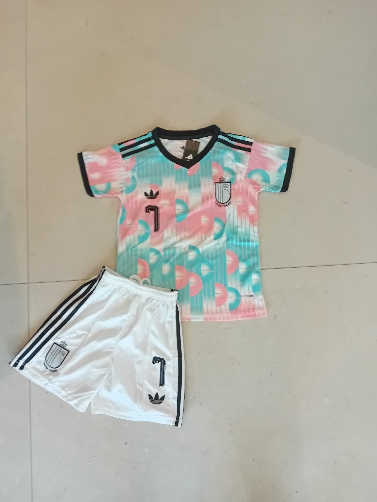 Kevin de Bruyne - voetbalset roze, Sport en Fitness, Voetbal, Ophalen of Verzenden