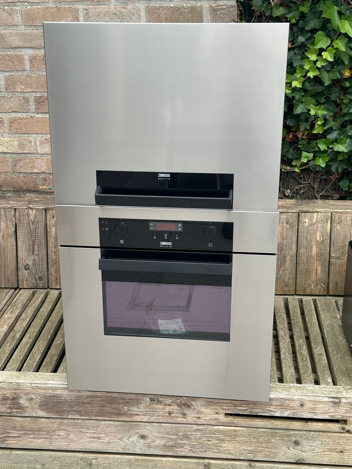 Oven Hete lucht Zanussi (defect) + Deurlift, Electroménager, Fours, Enlèvement, Ne fonctionne pas, Air chaud, 55 à 60 cm