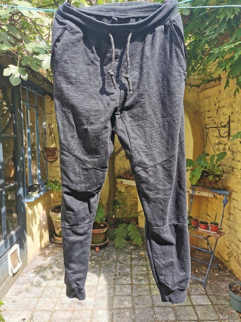 Trainingsbroek - zwart - katoen met zakken maat L, Kleding | Dames, Zwart, Maat 42/44 (L), Ophalen of Verzenden, Hardlopen of Fietsen