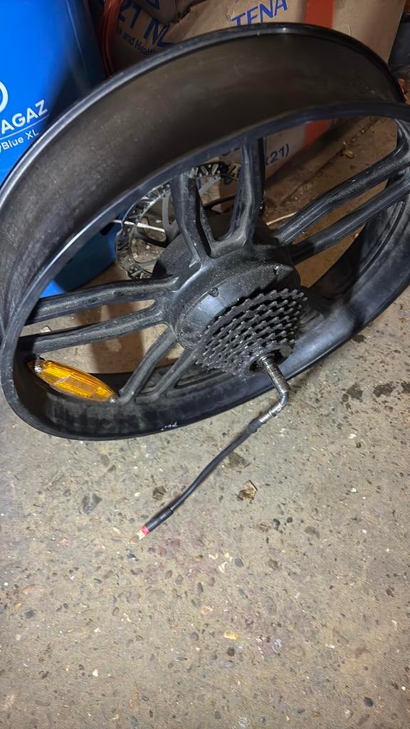 Fatbike motor, Ophalen, Gebruikt