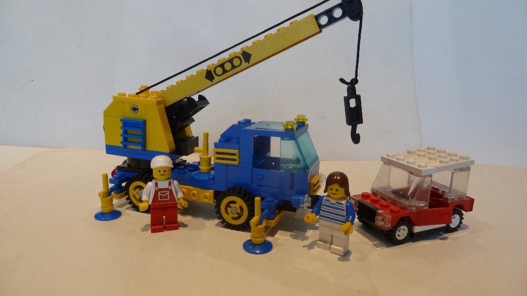 Grue mobile Lego Town Vehicles 1489, Complet, Enlèvement ou Envoi, Lego, Ensemble complet