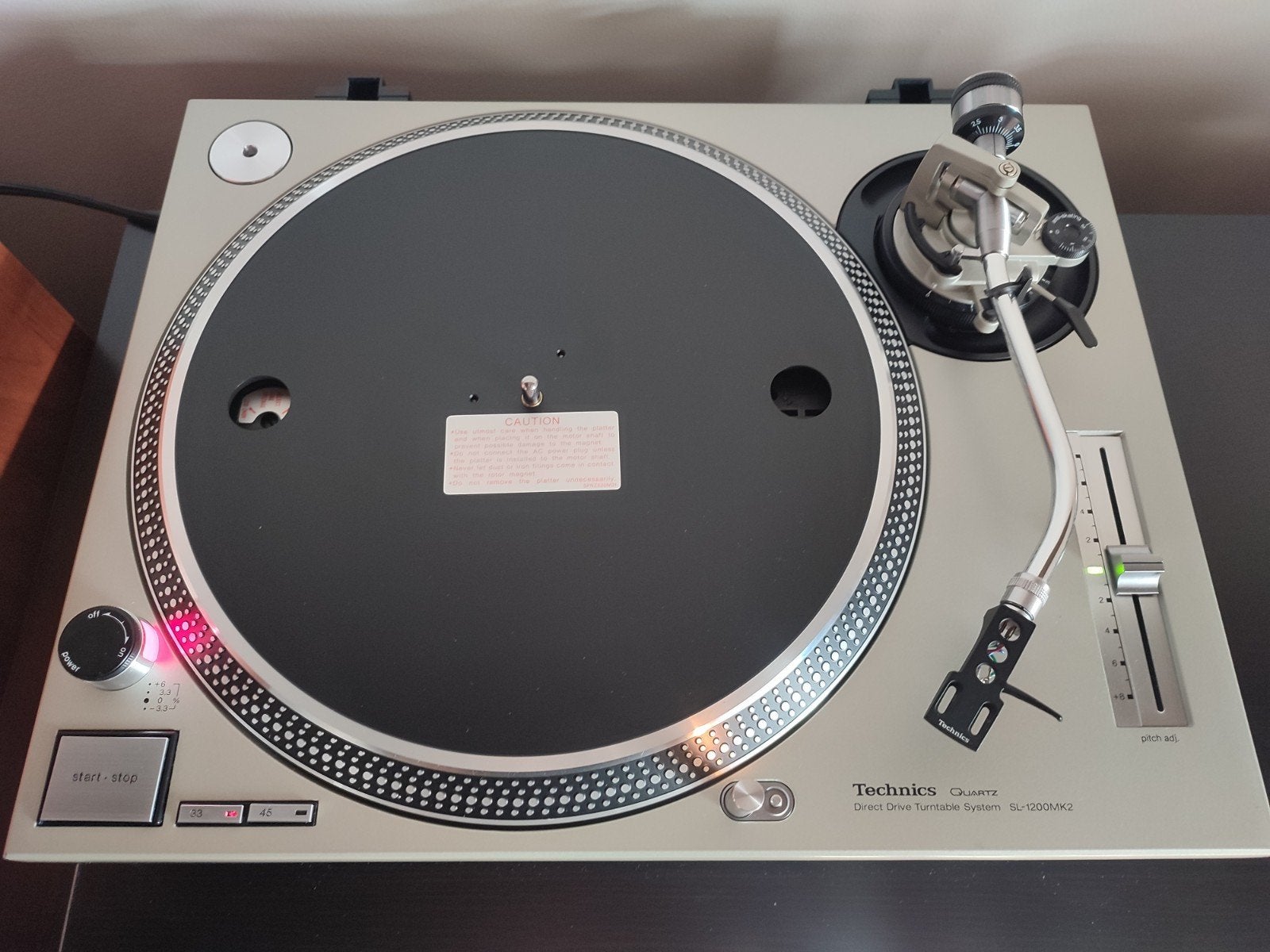 Tourne-disque Technics SL-1200MK2, Neuf, Réglage pitch, Tourne-disque, Enlèvement