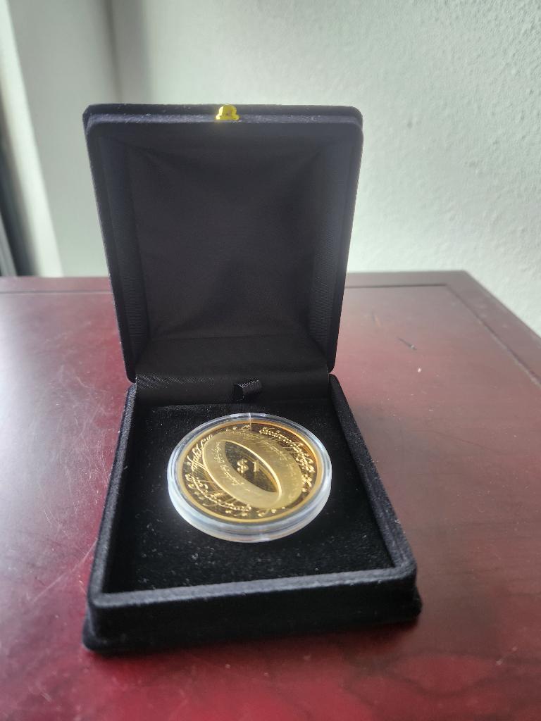Lord of the Rings The One Ring Goud Munt, Ophalen, Zo goed als nieuw, Film, Overige typen
