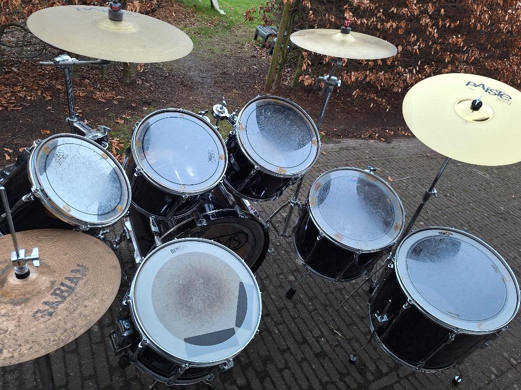 adams 6000 7 delig drum, Muziek en Instrumenten, Drumstellen en Slagwerk, Ophalen
