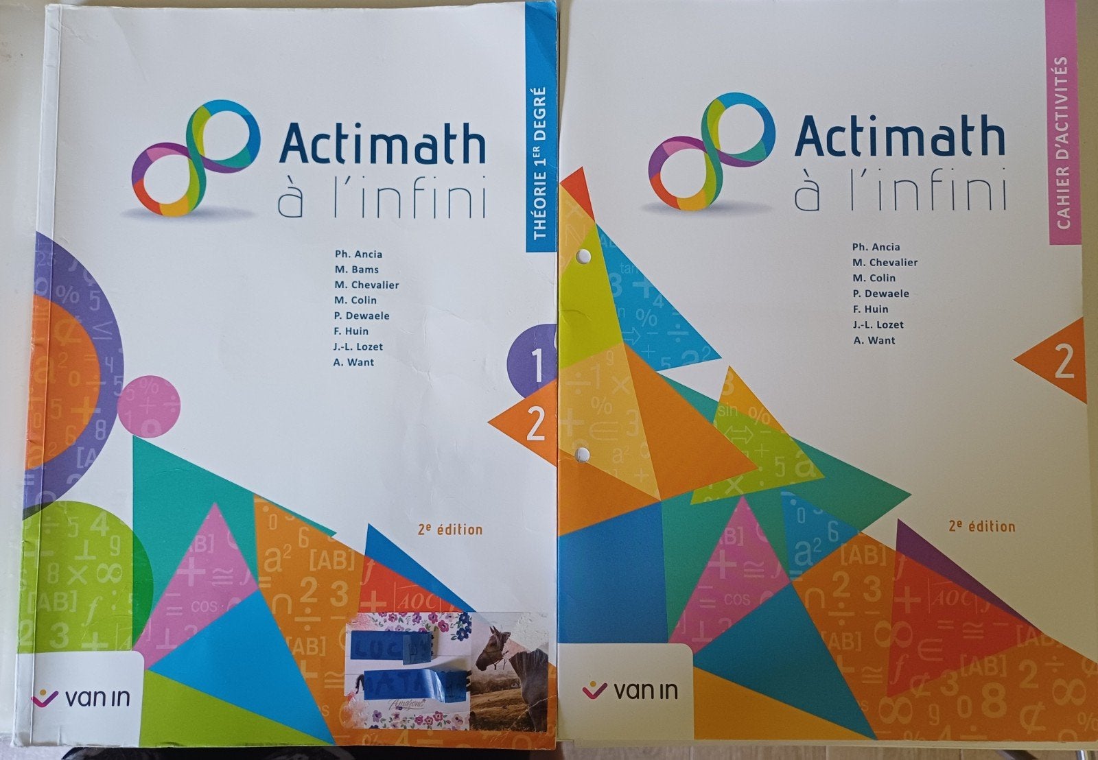 Actimath à l'infini 2 - manuel + ex (2e édition), Enlèvement, Néerlandais