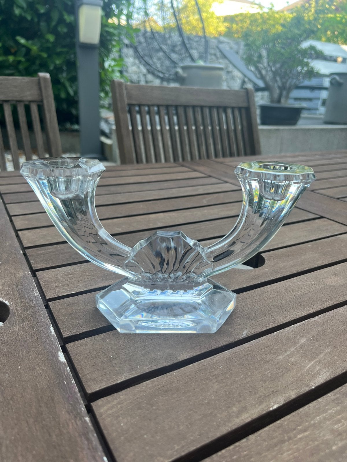 Val Saint Lambert kristallen kaarshouder, Antiek en Kunst, Ophalen, Kristal