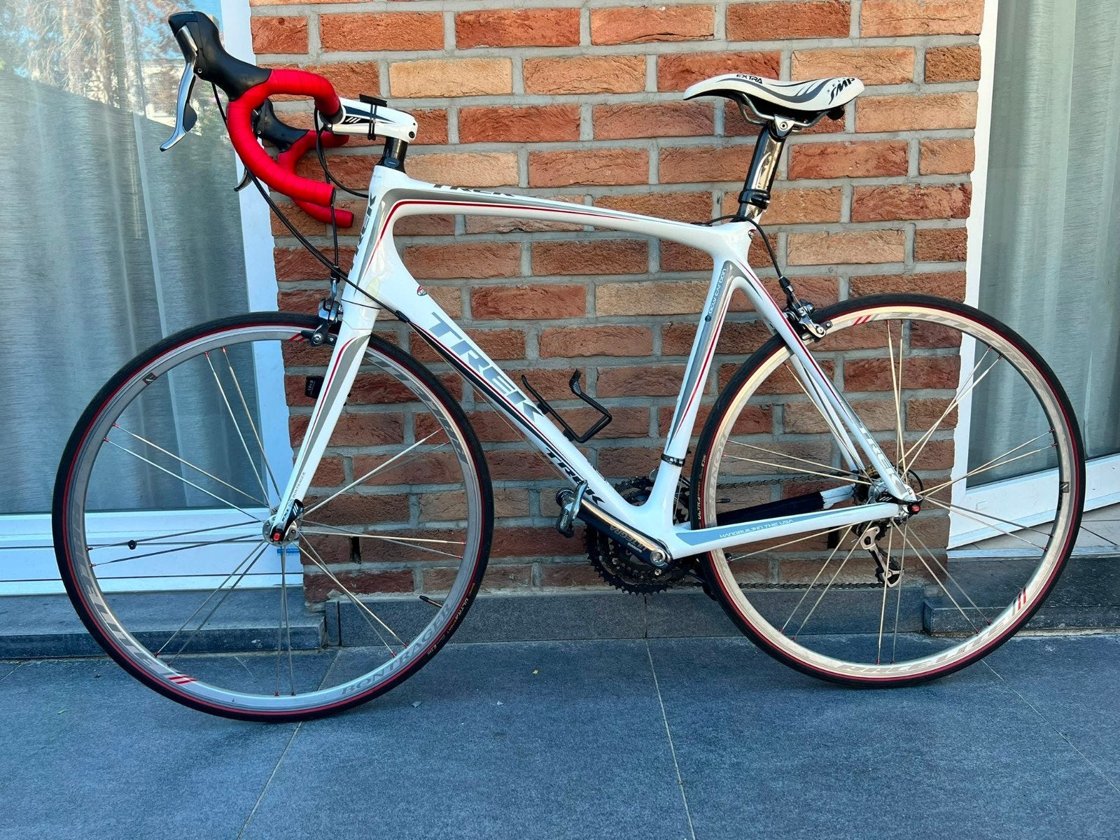 Trek Madone 5.2 Carbon racefiets, zeldzaam model!, Fietsen en Brommers, Fietsen | Racefietsen, Velgrem, 15 tot 20 versnellingen
