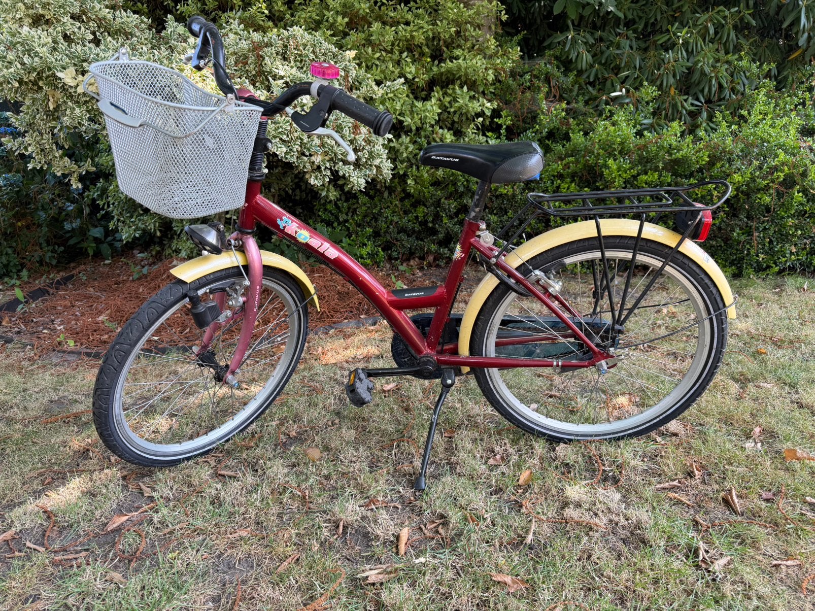 GRATIS Meisjesfiets 5-8 jaar, Ophalen, Gebruikt, Velgrem, 16 tot 20 inch