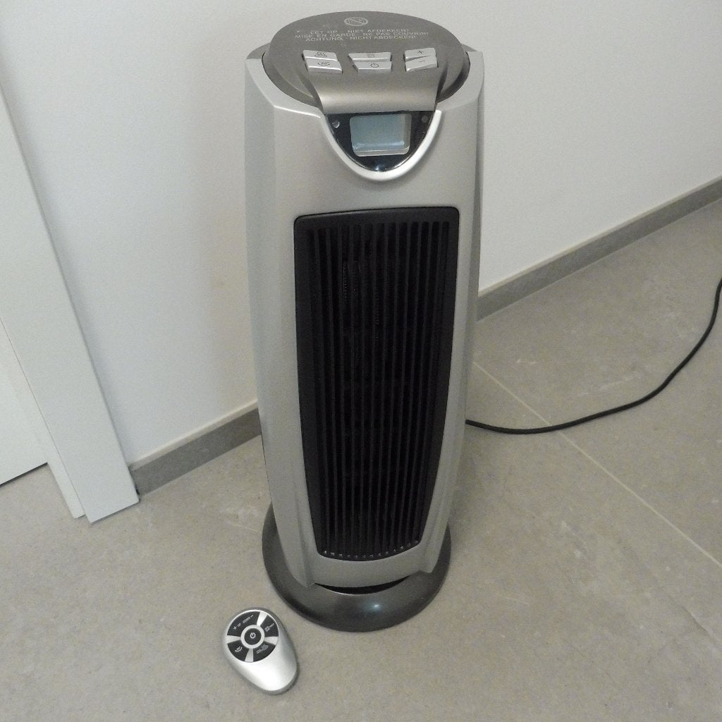 Chauffage d'appoint électrique avec télécommande, Électrique, Sol, Comme neuf, Enlèvement