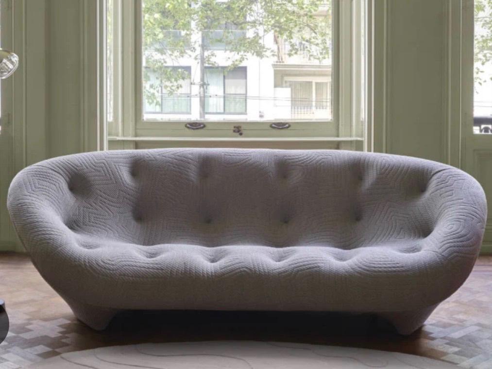 Sofa Ploum Ligne Roset Gris 3 personnes, Antiquités & Art, Antiquités | Meubles | Chaises & Canapés, Enlèvement
