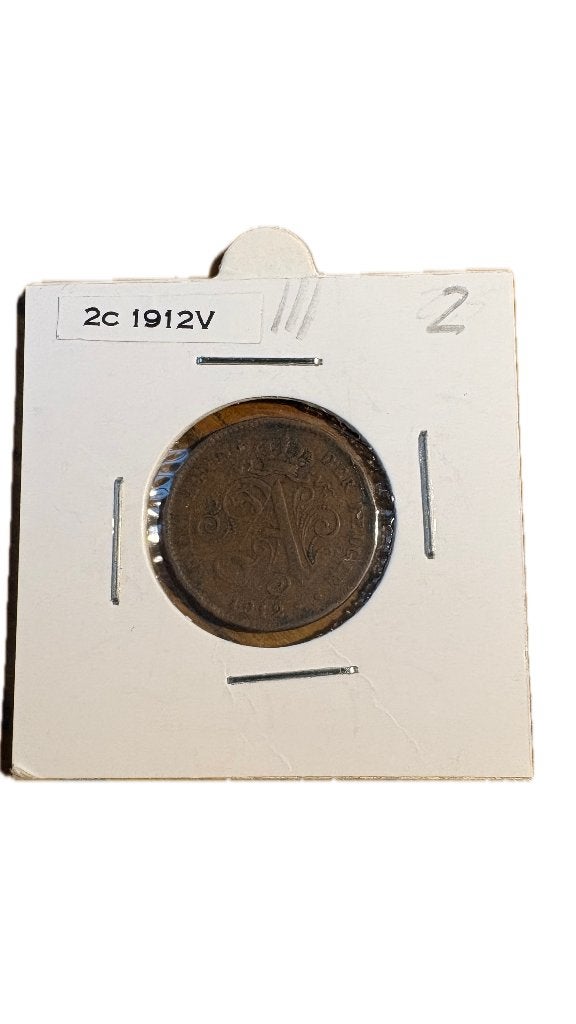 ALBERT I: 2 CENT 1912V (3), Postzegels en Munten, Ophalen of Verzenden