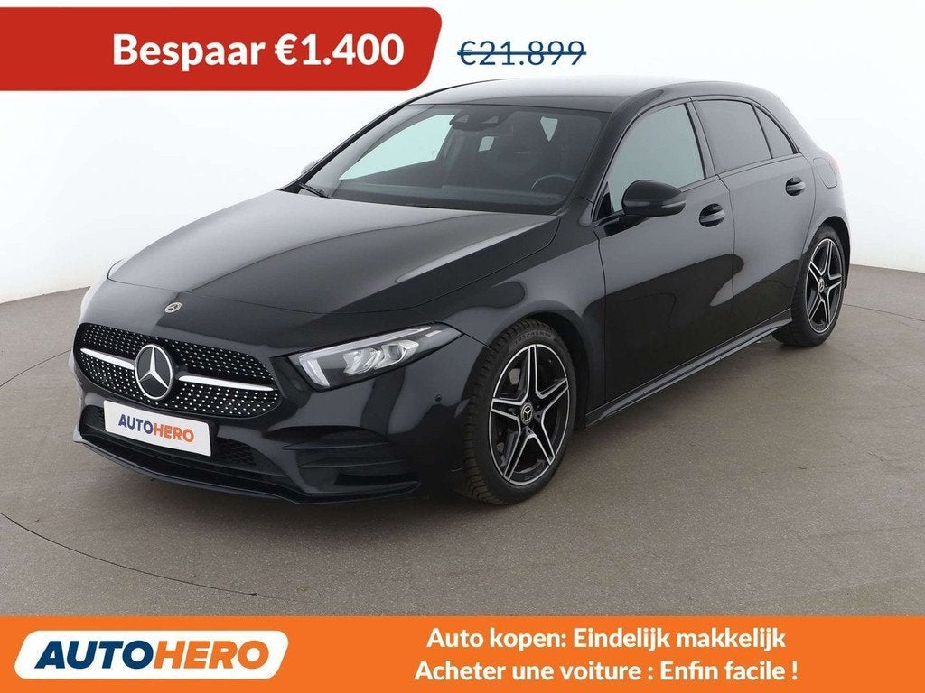 Mercedes-Benz A-Klasse 180 A 180 AMG Line (bj 2021), Auto's, Gebruikt, 1350 kg, Lichtsensor, 136 pk