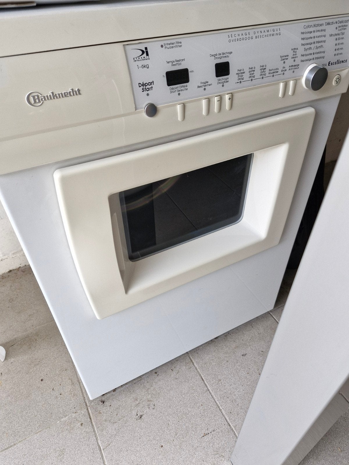 Bauknecht  TRA Excellence Droogkast met darm, werkt nog goed, Elektronische apparatuur, Droogkasten, Ophalen, Gebruikt, Luchtafvoer