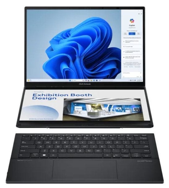 Asus zenbook duo UX8406MA, Computers en Software, Windows Laptops, Zo goed als nieuw, 14 inch, SSD, 4 Ghz of meer, 32 GB, Azerty