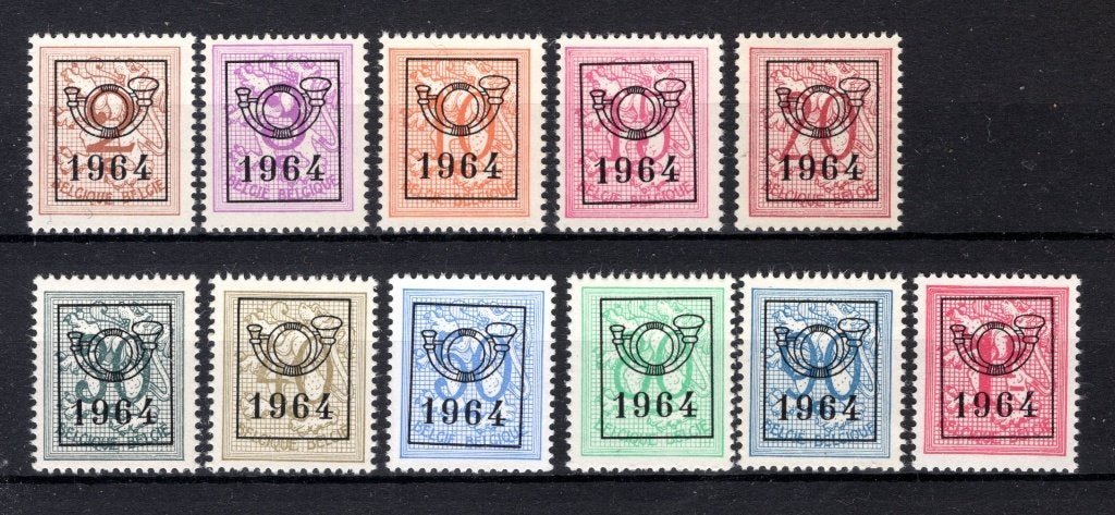 PRE747/757 MNH** 1964 - Figure sur lion héraldique type F, Timbres & Monnaies, Enlèvement ou Envoi, Non oblitéré, Neuf