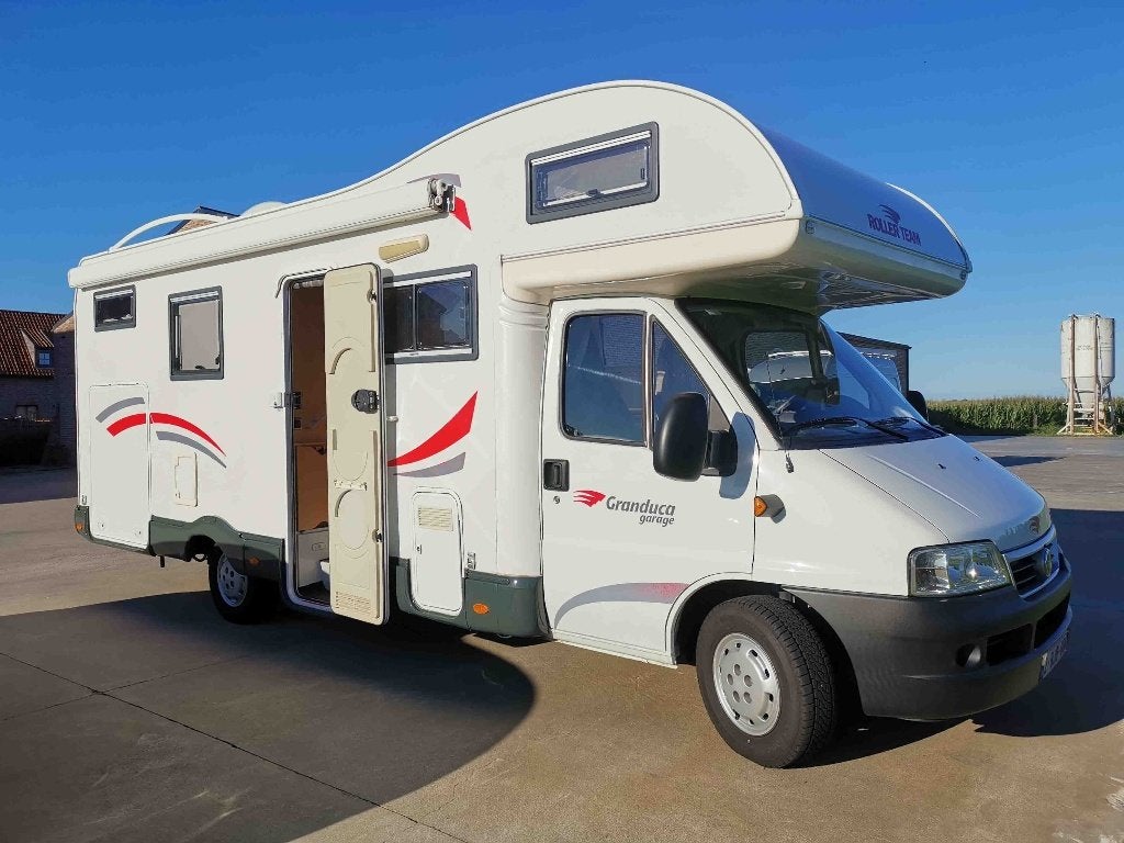 camper Fiat Granduca 2.8JTD avec grand garage !, Caravanes & Camping, Camping-cars, Auvent, Siège standard, Toilette à cassette