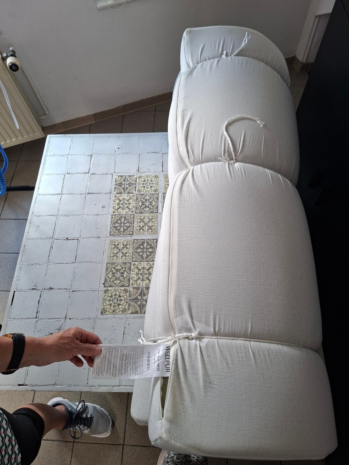 Surmatelas, Maison & Meubles, Matelas, 140 cm, Enlèvement, Utilisé