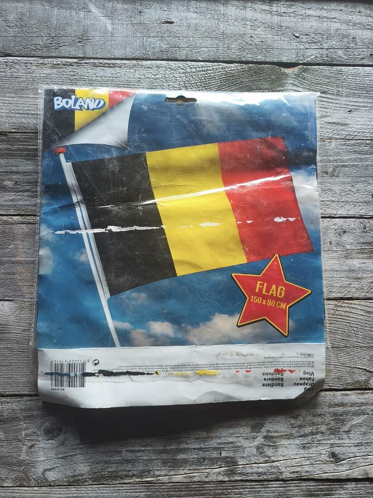 Nouveau drapeau belge 150x90 cm - inutilisé, Divers, Drapeaux & Banderoles, Neuf, Enlèvement