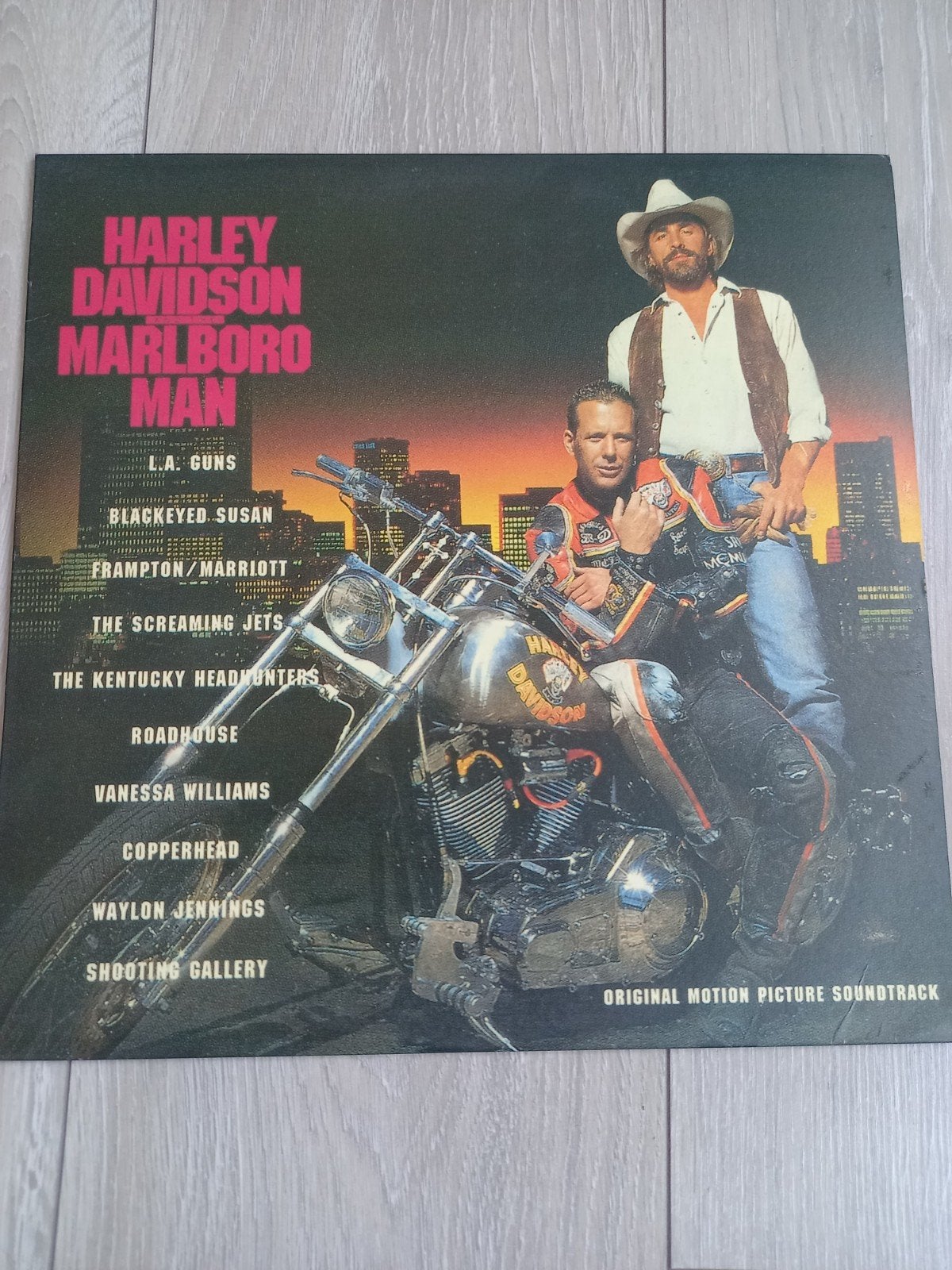 Vinyle Harley Davidson and the malboro man Soundtrack, Enlèvement, 1990 - 1999, Utilisé