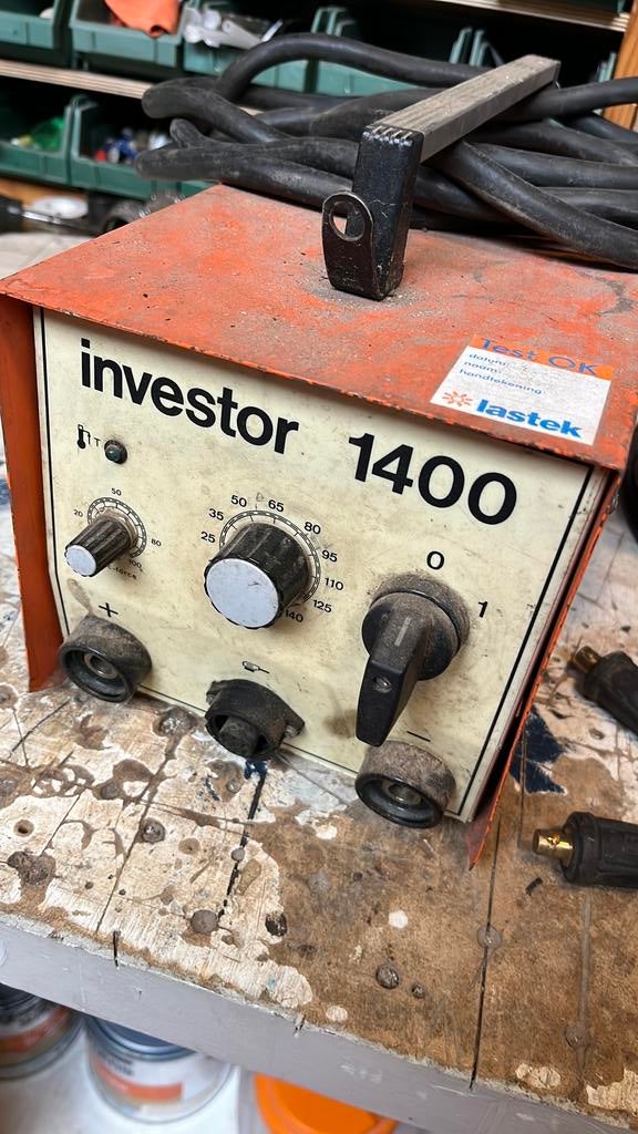 Lastek invester 1400, tig toorts, optrel, Enlèvement