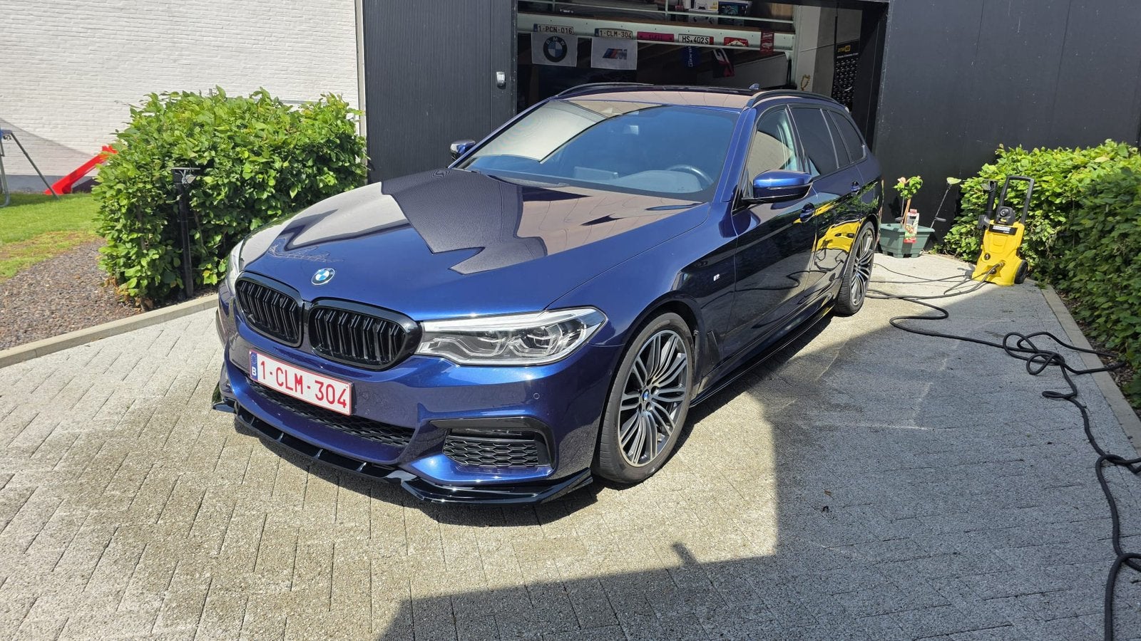 Bmw 520D, Autos, BMW, Cuir, Euro 6, Noir, 5 portes