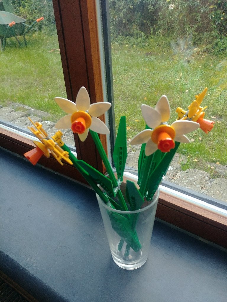 LEGO Botanicals Narcissen, Kinderen en Baby's, Lego, Ophalen of Verzenden, Zo goed als nieuw, Compleet