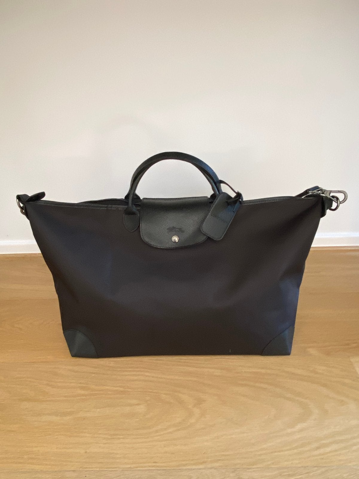 Sac de Voyage Longchamp Boxford noir, Enlèvement ou Envoi, Comme neuf, Noir