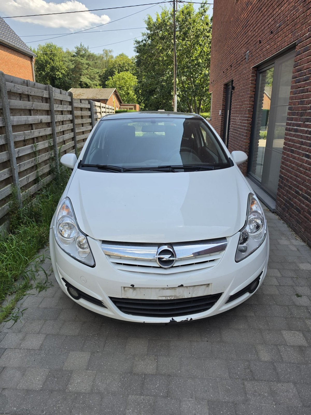 Opel corsa 1.2 benzine 2011, 214500km. Pano dak, Auto's, Voorwielaandrijving, Euro 5, Stof, 1229 cc
