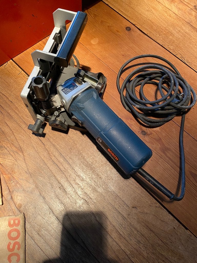 LAMELLEUSE BOSCH  BLEU PROFESSIONNELE, Bricolage & Construction, Enlèvement, Comme neuf, 700 à 1000 watts, Autres types