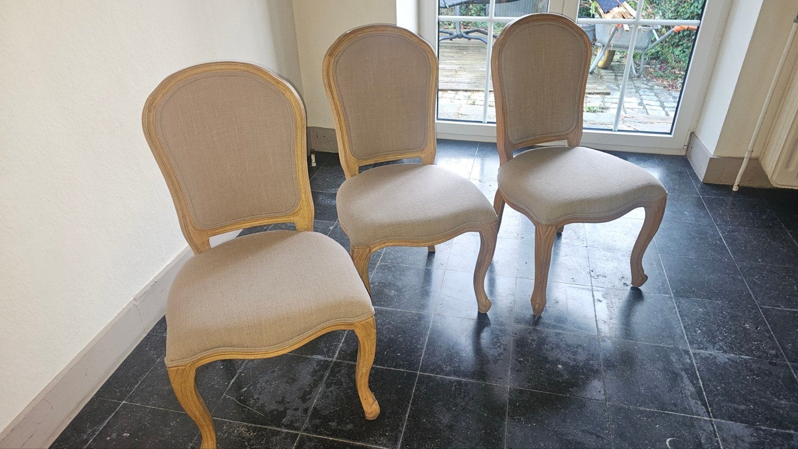 6 chaises de salle à manger French Country - Bois, Enlèvement